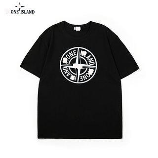 Stone Island Compass Logo T-Shirt Gray - 38
