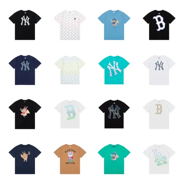MLB New York Yankees Paisley Logo White T-Shirt - 3