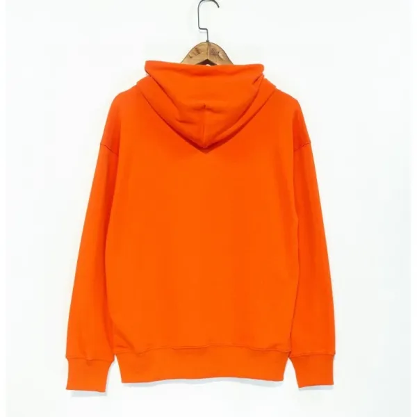 Angels Bear Embroidered Orange Hoodie - 22