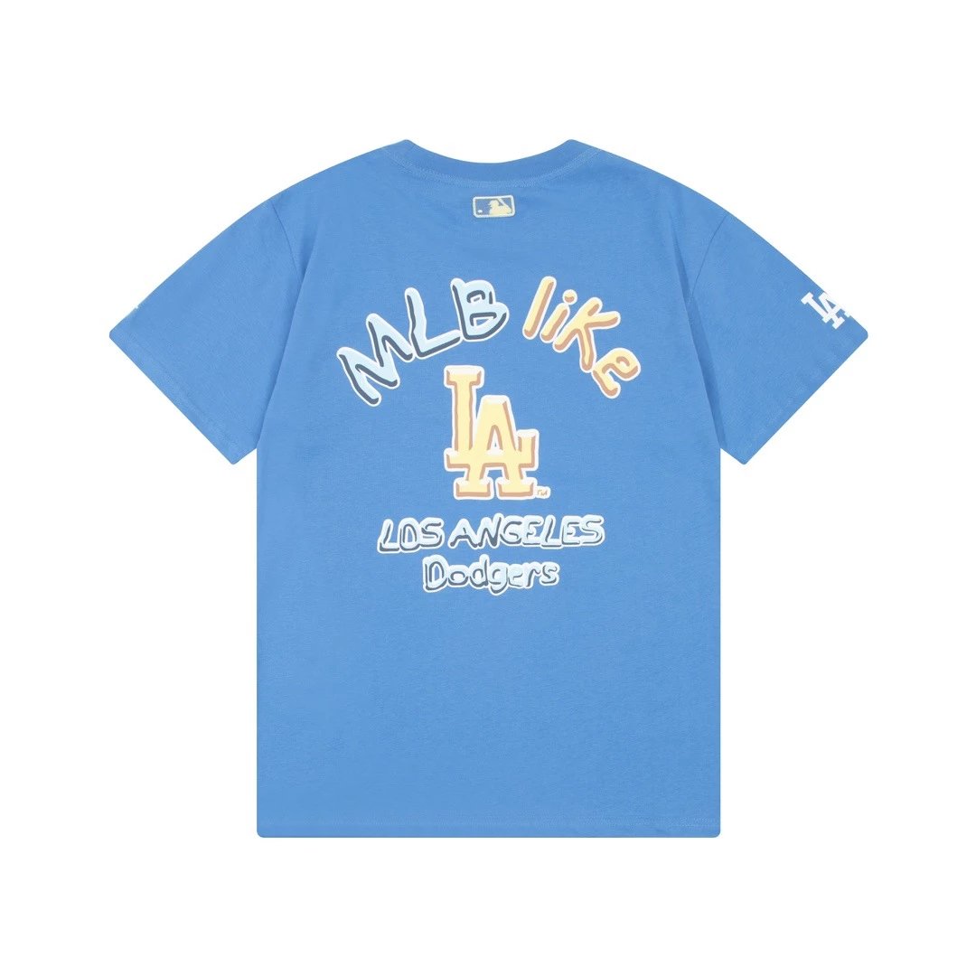 MLB Los Angeles Dodgers MLB Like Graphic T-Shirt Light Blue