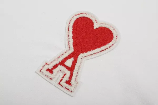 Ami Paris Heart Logo Navy T-Shirt - 43