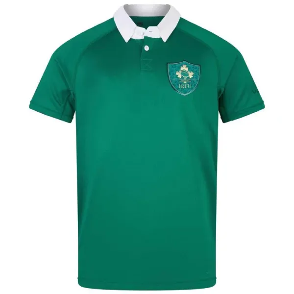 Ireland Rugby Football Union IRFU Performance Polo Green - 1