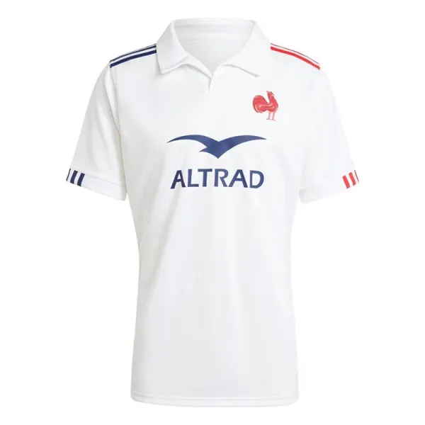 Adidas France National Team Away Polo White - 1