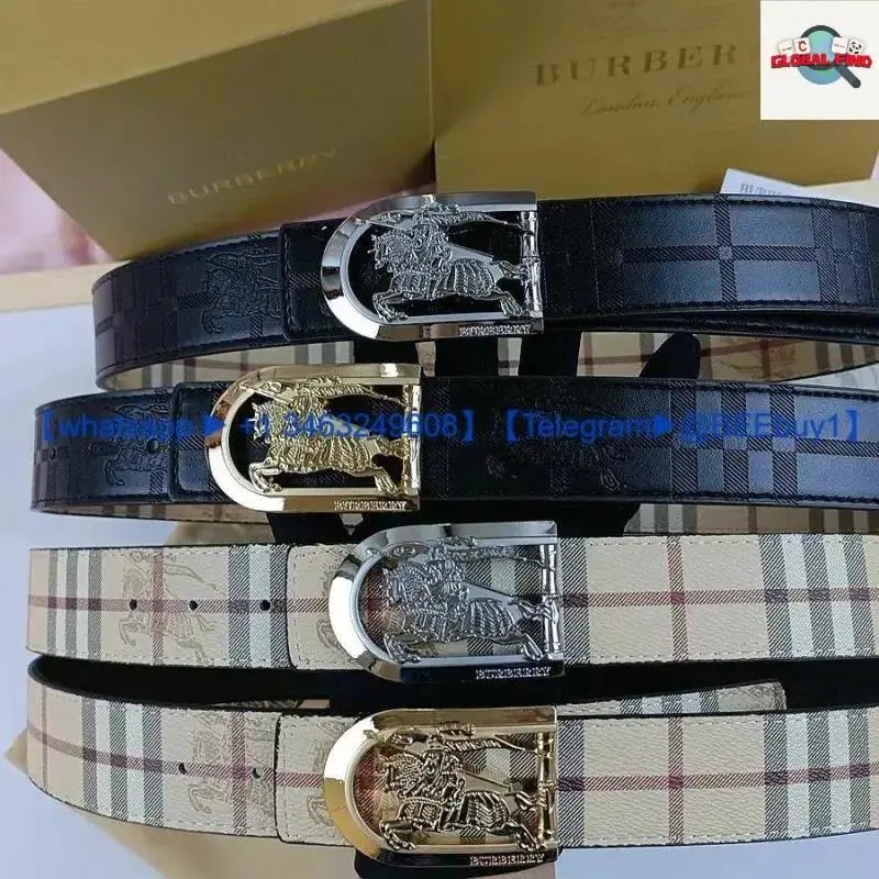 BURBERRY Equestrian Knight Buckle Belt [38 styles]
