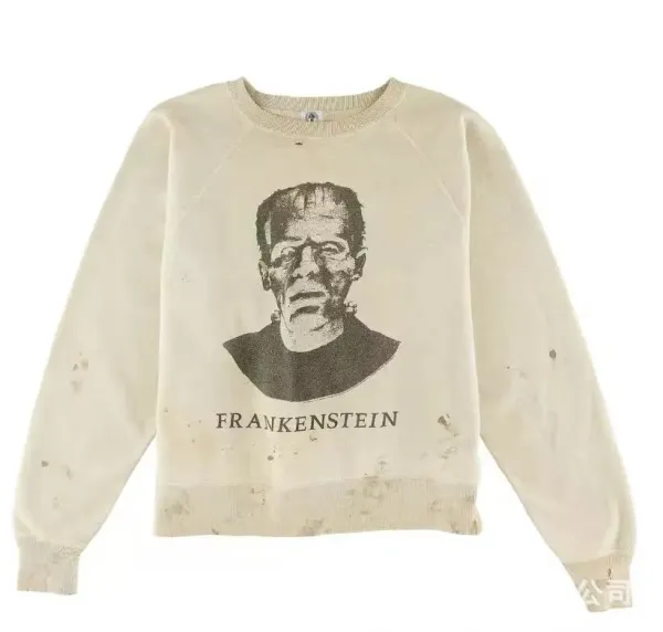 The Salvation Army x Streetwear Collaboration Distressed Olive Long-Sleeve T-Shirt - 65
