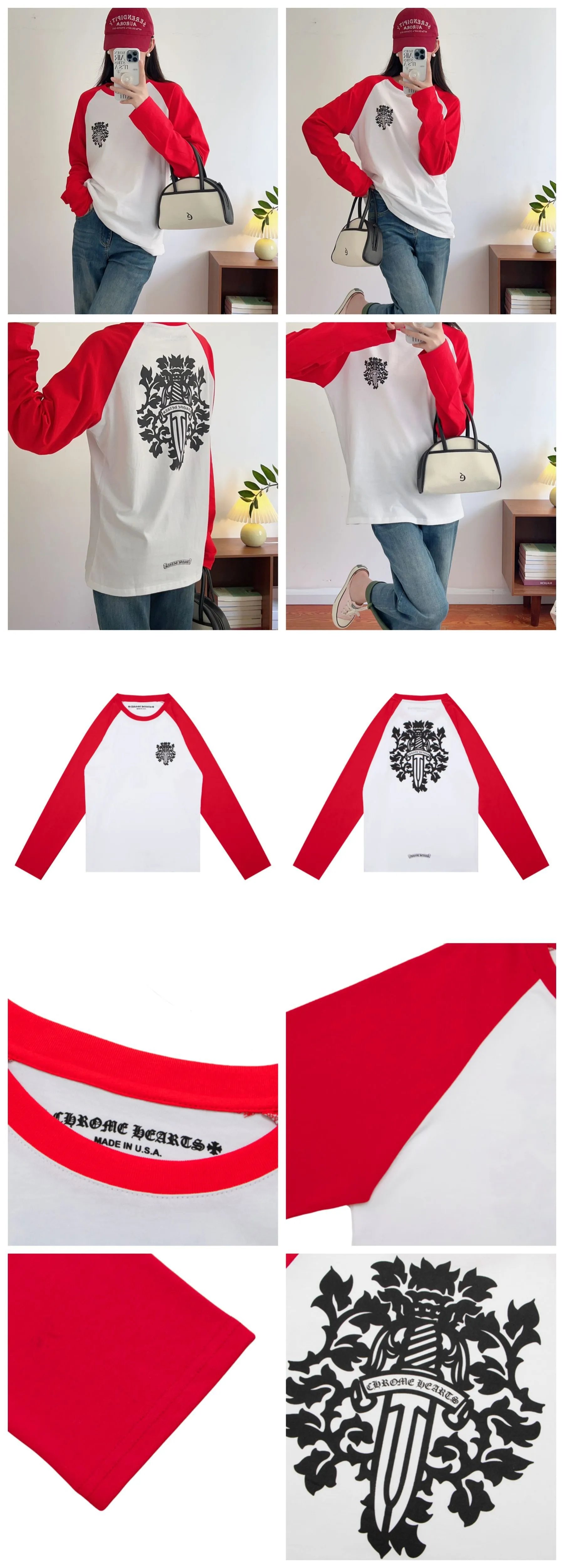 Chrome Hearts Long Sleeve T-Shirt White - 16