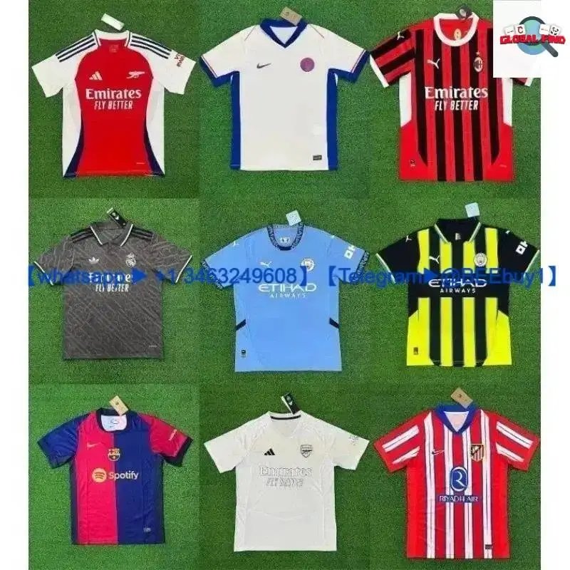 Assorted Football Club Jerseys
