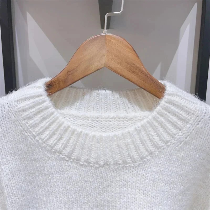 Jacquemus JACQ EMUS Knit Sweater White - 11