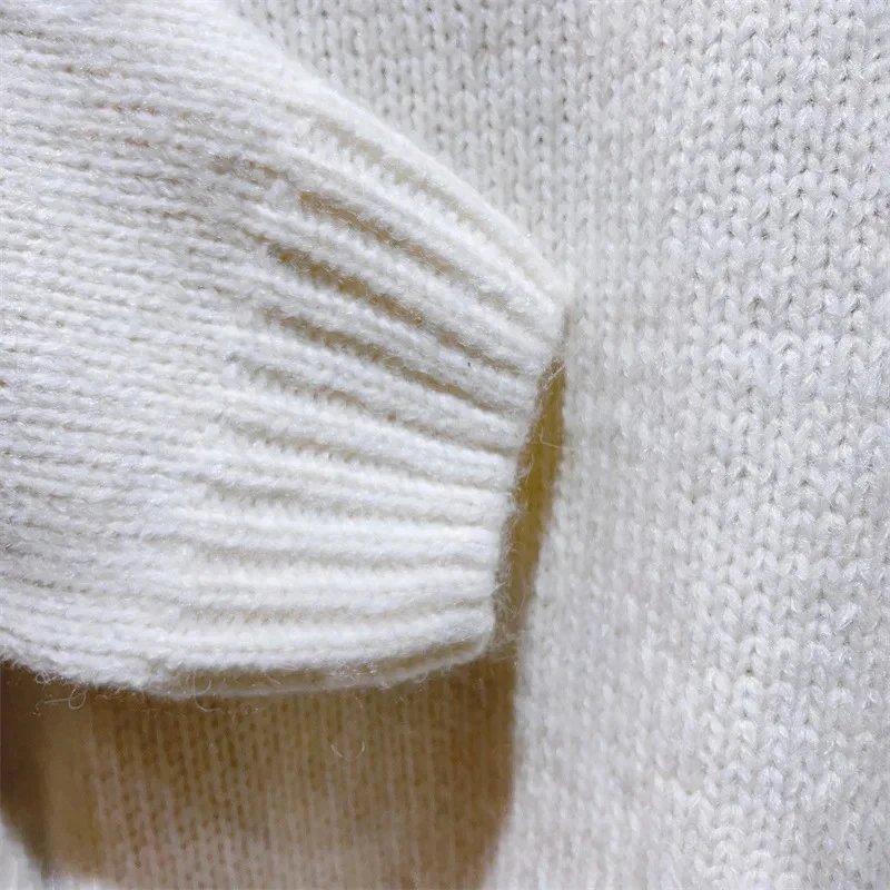 Jacquemus JACQ EMUS Knit Sweater White - 13