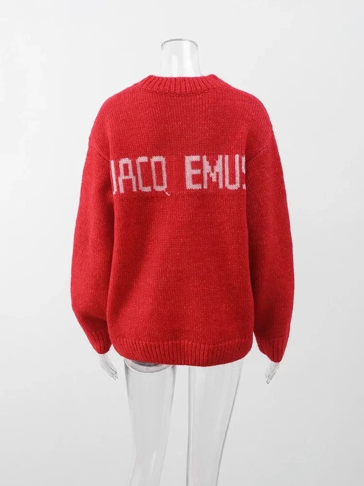 Jacquemus JACQ EMUS Knit Sweater White - 9