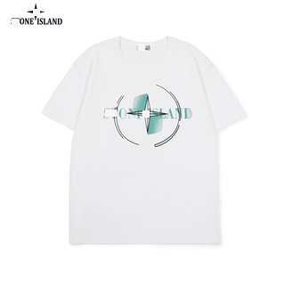 Stone Island Compass Logo T-Shirt Gray - 24