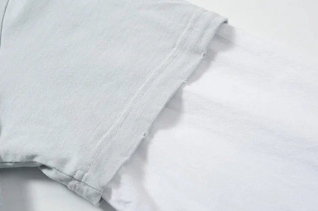 Acne Studios T-Shirts Layered long-sleeve shirt-sleeve design with chest patch product detail image 6