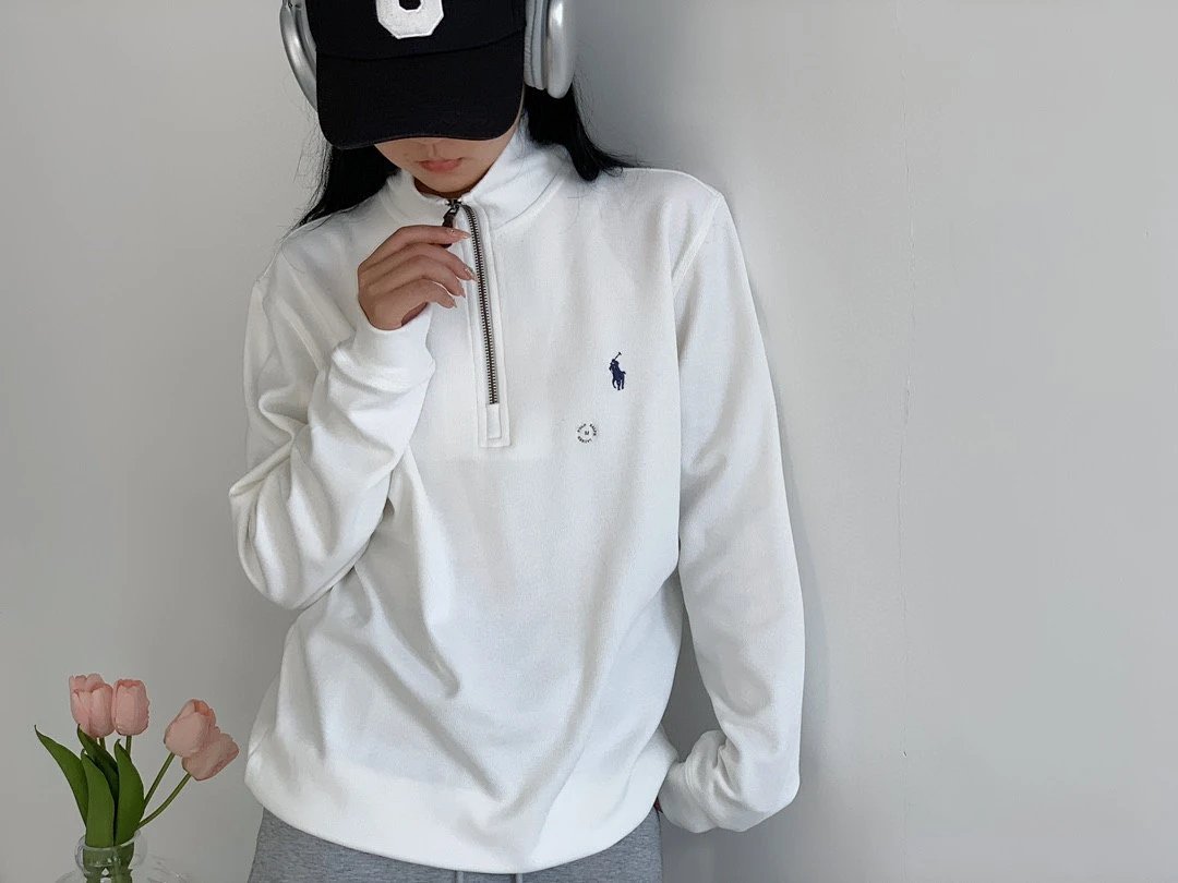Polo Ralph Lauren Half-Zip Pullover Gray Sweater product detail 2 in Litbuy spreadsheet finds