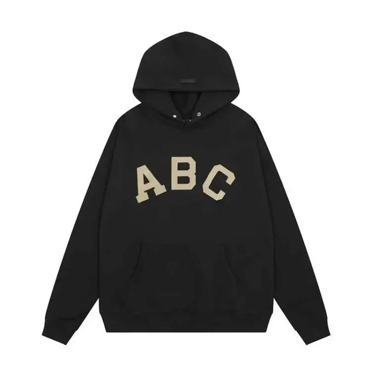 Trendy brand hooded sweatshirt plus velvet spring and autumn couples coat(pic5) Trendy brand hooded sweatshirt plus velvet spring and autumn couple's coat