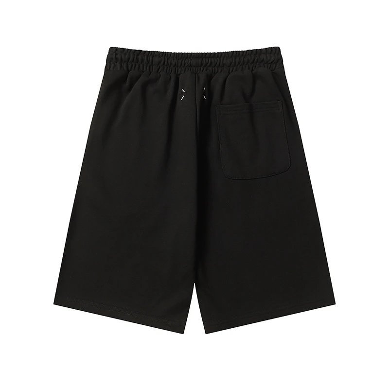 Design Minimalist Beige Drawstring Shorts - 19