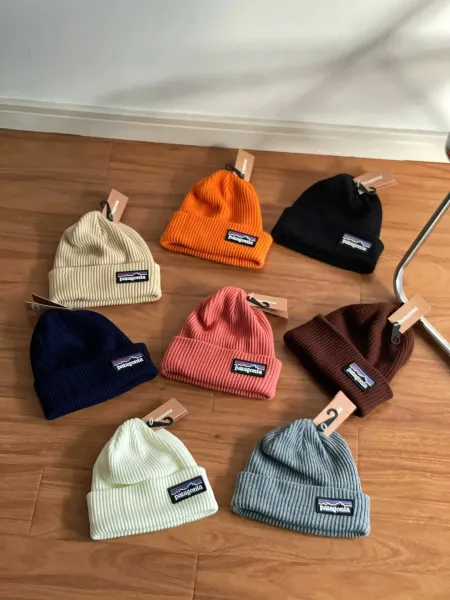 Patagonia Fisherman Beanie Beige Hat - 4