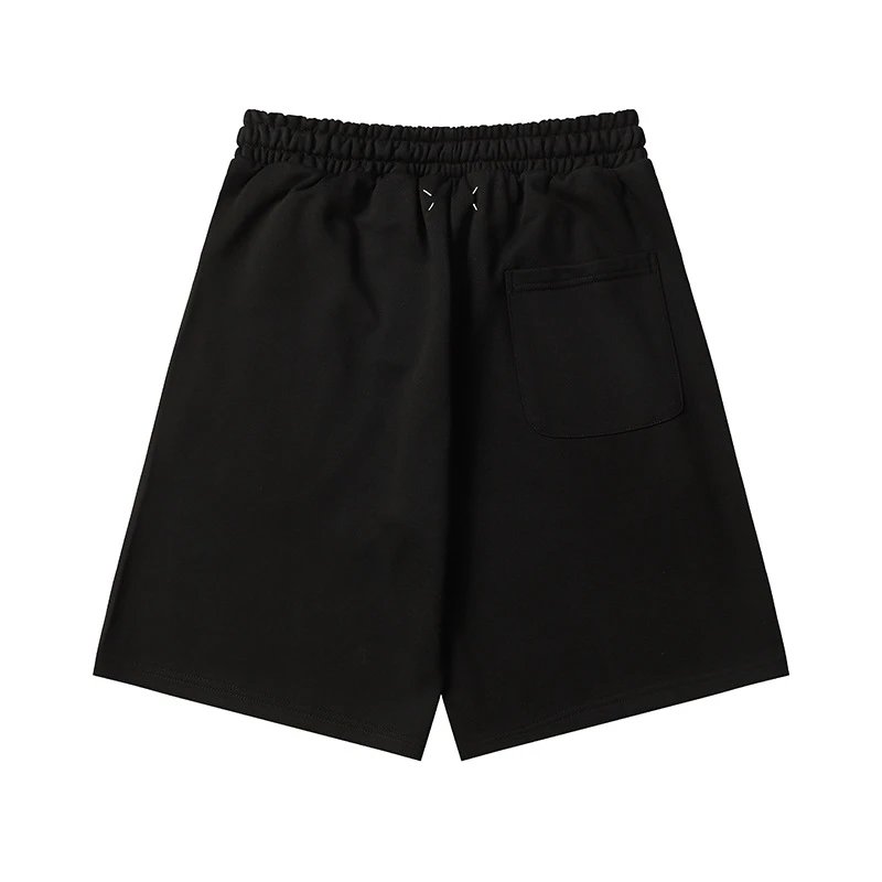 Design Minimalist Beige Drawstring Shorts - 12