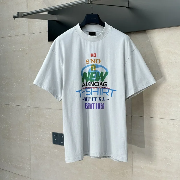25Ss new new idea printed round neck short sleeve T-shirt loose version same style for men and women(pic4) 25Ss new new idea printed round neck short sleeve T-shirt loose version same style for men and women
