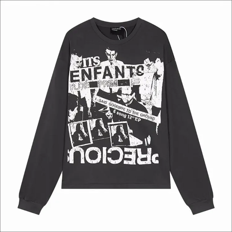ERD Melancholy Rich Second Generation Washed and Distressed Letter Printed Hooded Sweatshirt(pic25) ERD Melancholy Rich Second Generation Washed and Distressed Letter Printed Hooded Sweatshirt
