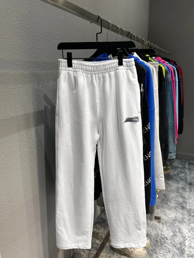 Unbranded Trousers Drawstring wide-leg with embroidered stripe detail product detail image 9