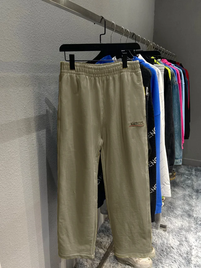 Unbranded Trousers Drawstring wide-leg with embroidered stripe detail product detail image 8