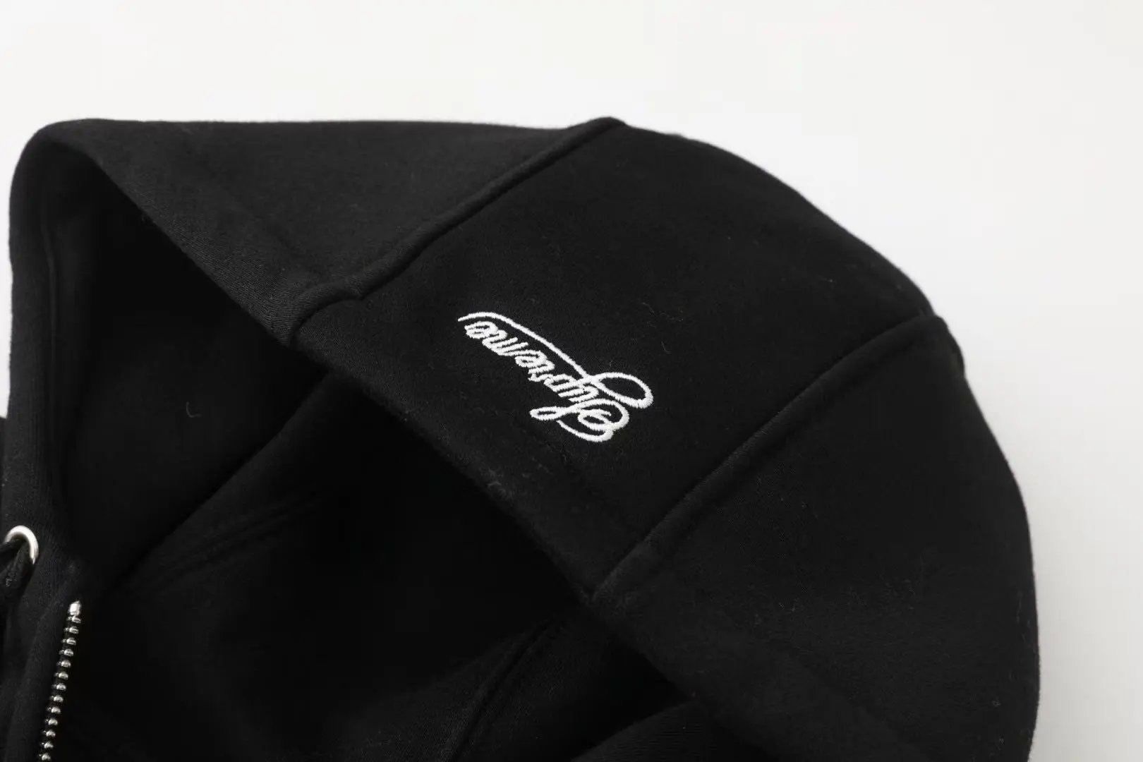 Supreme x Nike Swoosh Joggers Black and Gray Sweatpants - 11
