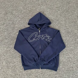 thumbnail for Embroidered letters: Meichao, high street, loose cardigan, hooded sweatshirt, sweatpants