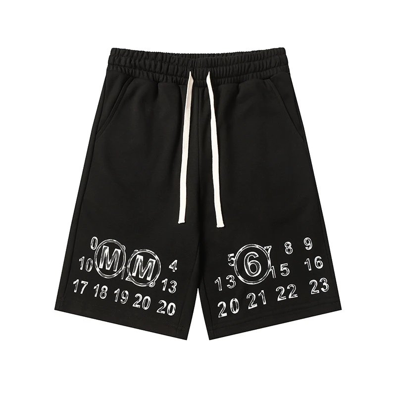 Design Minimalist Beige Drawstring Shorts - 45