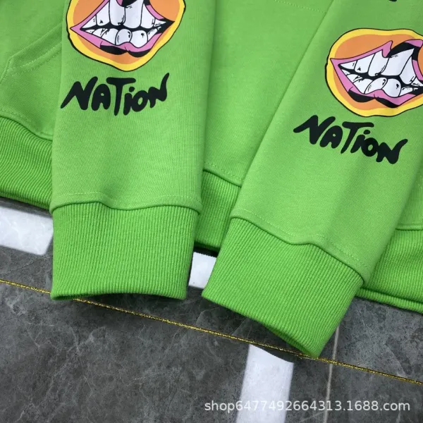Chrome Hearts x SEX Records Green Graphic Hoodie - 7