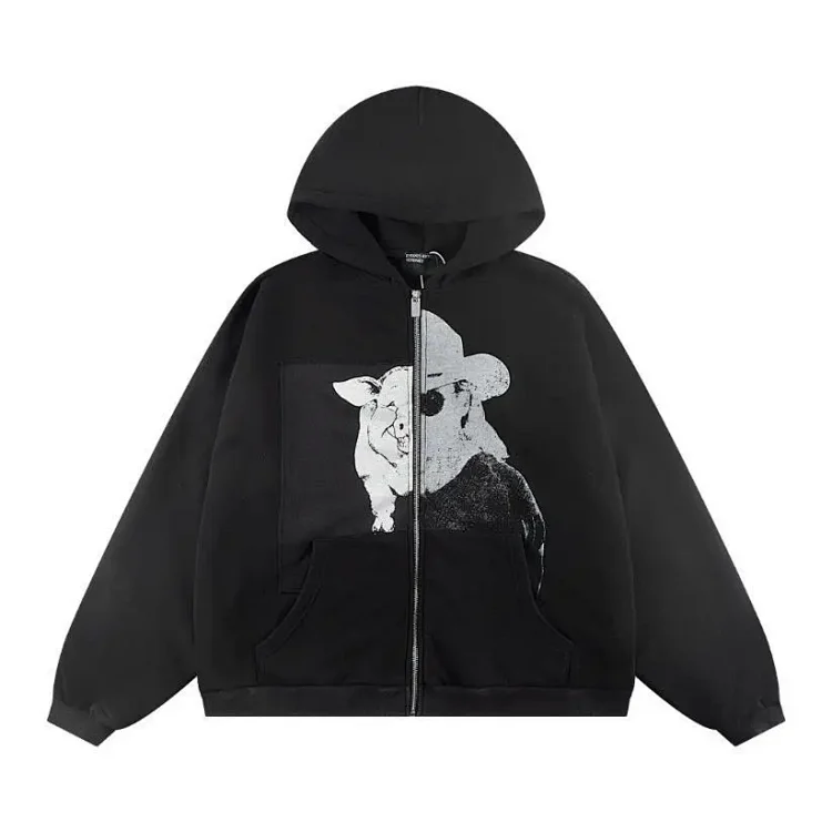 ERD Melancholy Rich Second Generation Washed and Distressed Letter Printed Hooded Sweatshirt(pic16) ERD Melancholy Rich Second Generation Washed and Distressed Letter Printed Hooded Sweatshirt