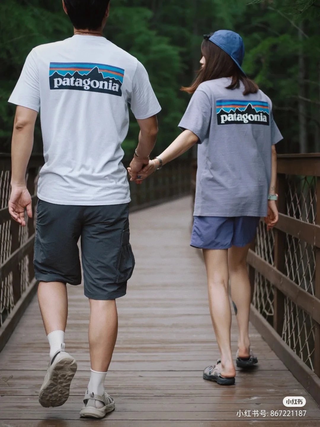 Patagonia P-6 Logo Responsibili-Tee Forest Green T-Shirt - 16