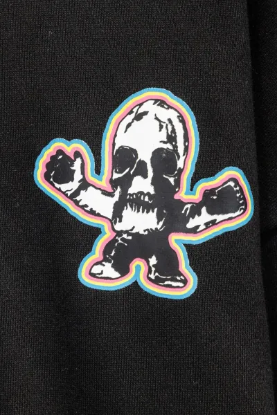 Chrome Hearts x Skull Patch Zip-Up Hoodie Black - 9