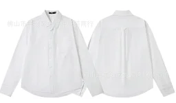 thumbnail for Flame black eight print short-sleeved shirt with lapels for men and women
