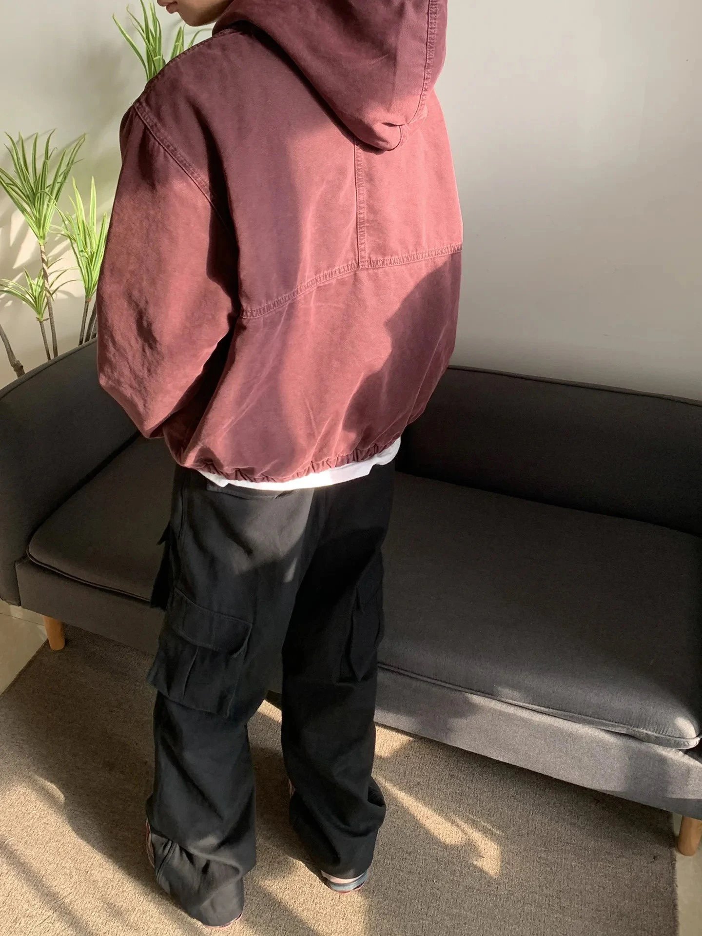 Vintage Canvas Cotton Zip Jacket · 2