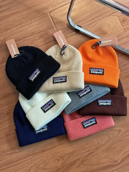 Patagonia Fisherman Beanie Beige Hat - 6