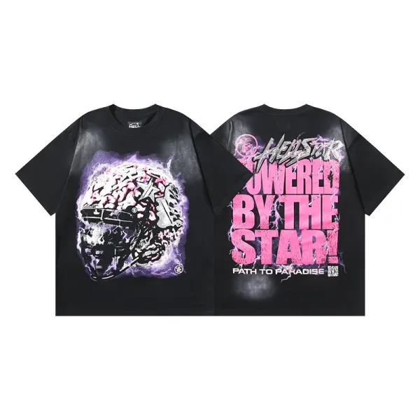 Hellstar Sports Bigger Than Satan Graphic T-Shirt Black - 8