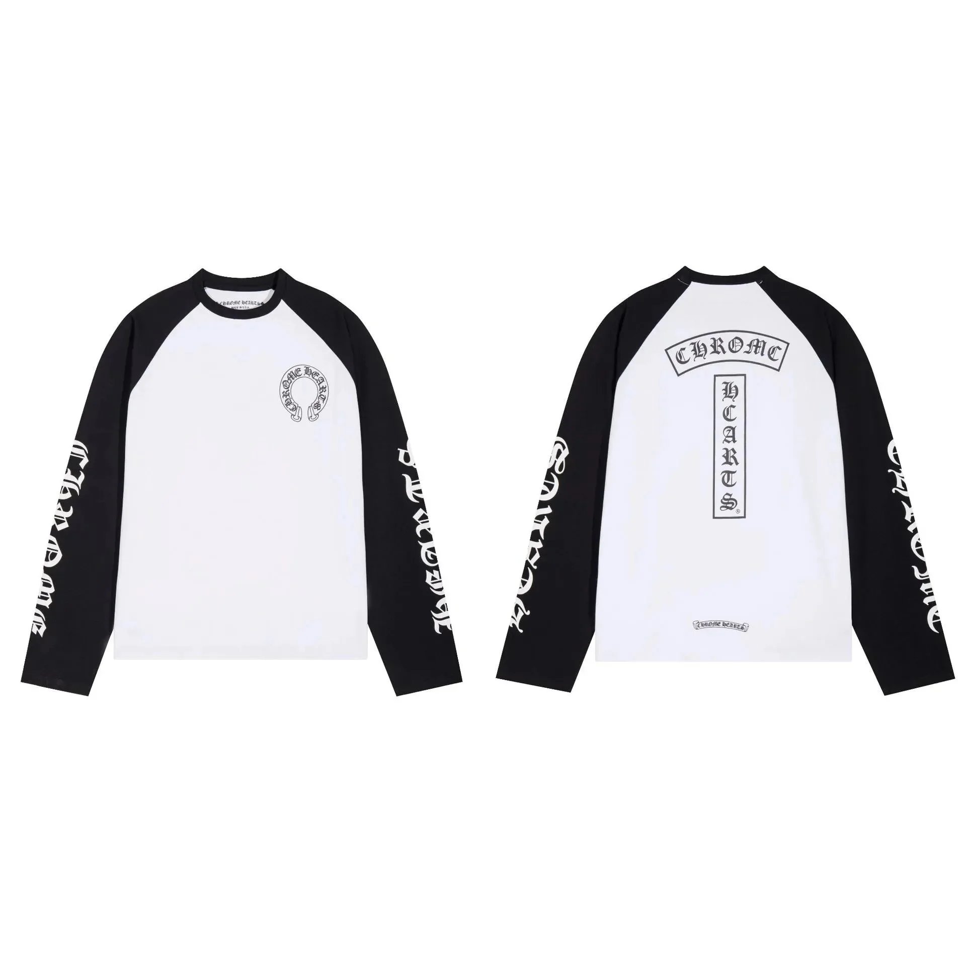 Black and white color blocking BF9003