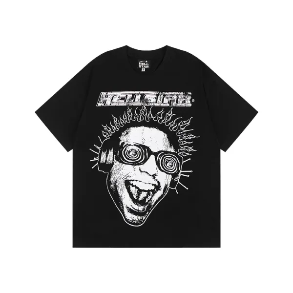 Hellstar Faith to Stability Black Graphic T-Shirt - 16