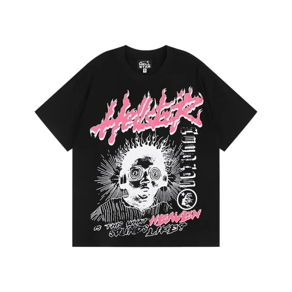 Hellstar Faith to Stability Black Graphic T-Shirt - 22
