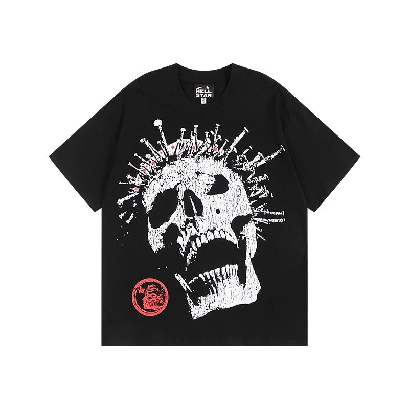 Hellstar Faith to Stability Black Graphic T-Shirt - 31