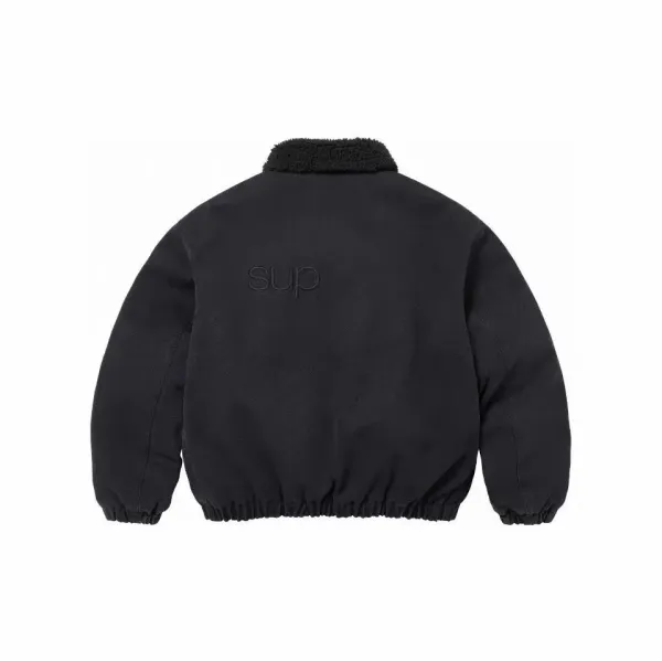 Supreme Denim Hooded Jacket Light Wash Blue Denim-Jacket - 13