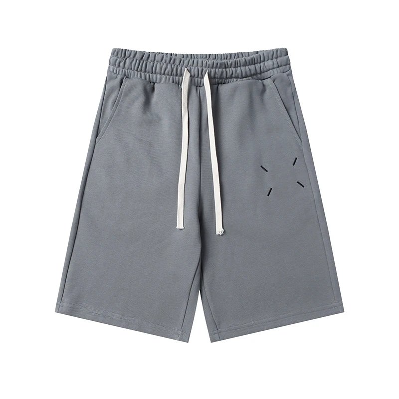 Design Minimalist Beige Drawstring Shorts - 30