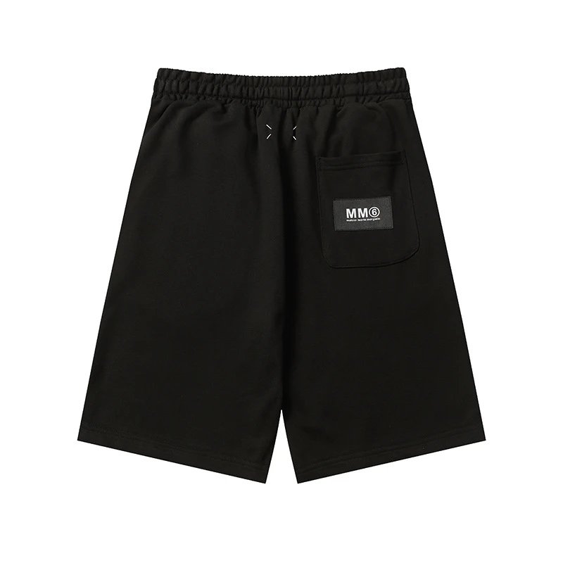 Design Minimalist Beige Drawstring Shorts - 46
