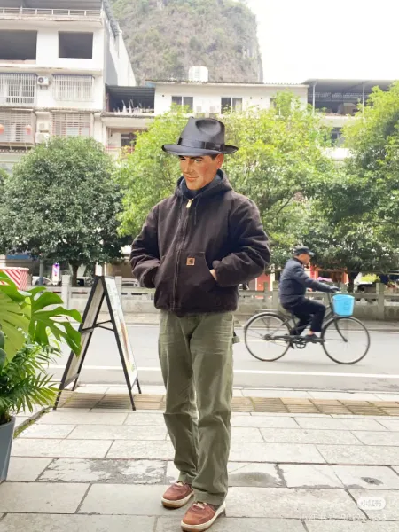 Carhartt Work In Progress Active Jacket Army Green Outerwear - 4