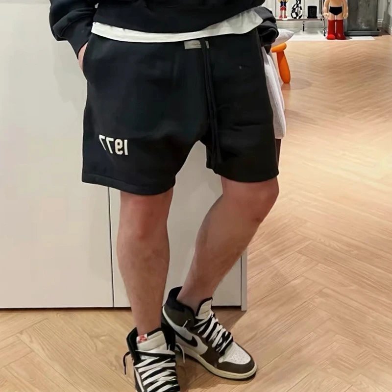Fear of God Essentials 1977 Flocked Shorts