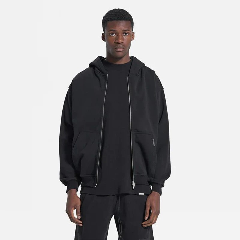 Represent Washed Zip Hoodie Cardigan