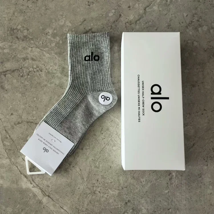 alo sports socks boneless seam solid color mesh cotton socks(pic4) alo sports socks boneless seam solid color mesh cotton socks