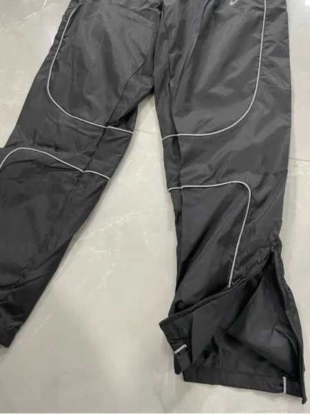 Off-White Industrial Pants Gray with Reflective Piping Track Pants - 16