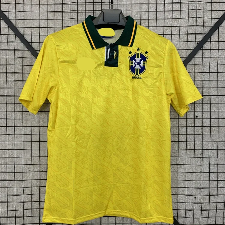 Retro national team series 06 Brazil 04 Portugal France Argentina Germany home and away short-sleeved and long-sleeved(pic24) Retro national team series 06 Brazil 04 Portugal France Argentina Germany home and away short-sleeved and long-sleeved