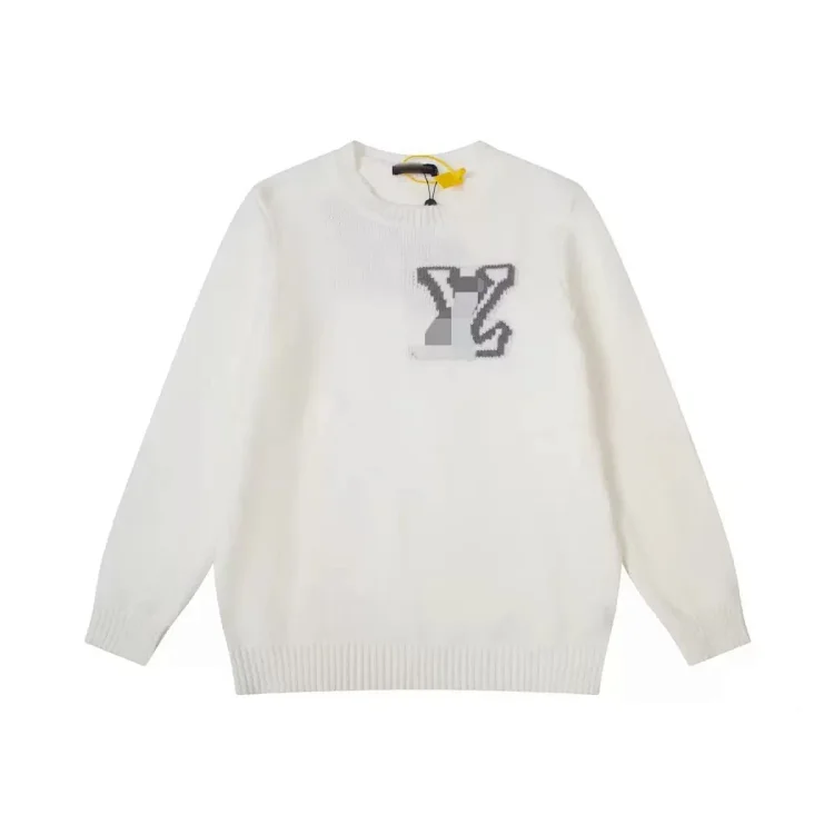 Round neck loose sweater sweater pullover jacquard letters same style for men and women(pic4) Round neck loose sweater sweater pullover jacquard letters same style for men and women